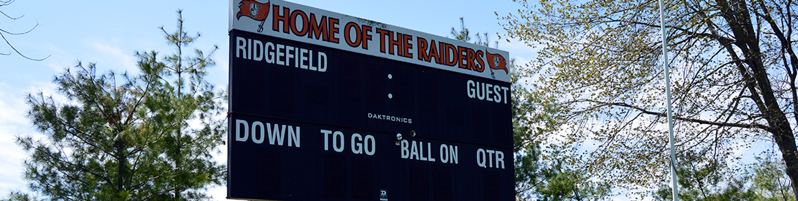 East Ridge Raiders scoreboard